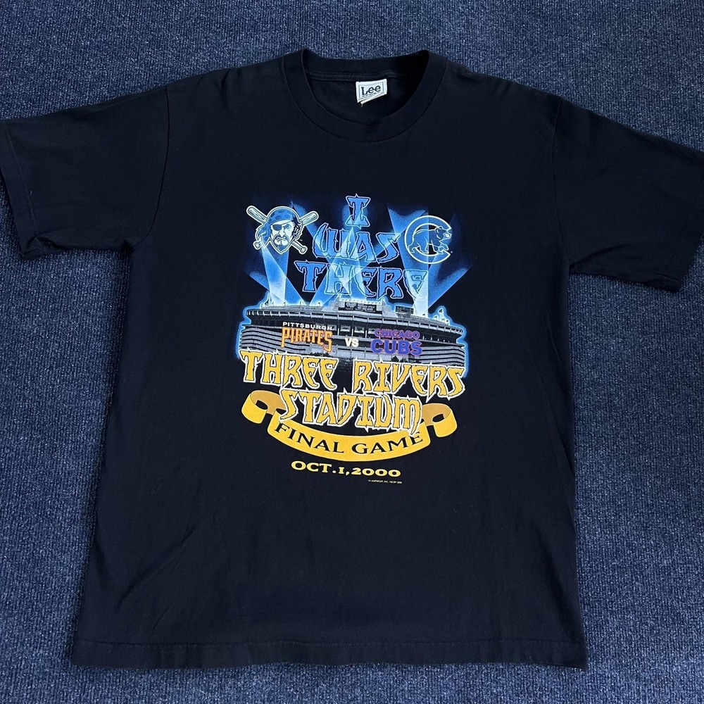 Vintage Pittsburgh Pirates Shirt Large MLB Baseball Three Rivers Final Game 2000